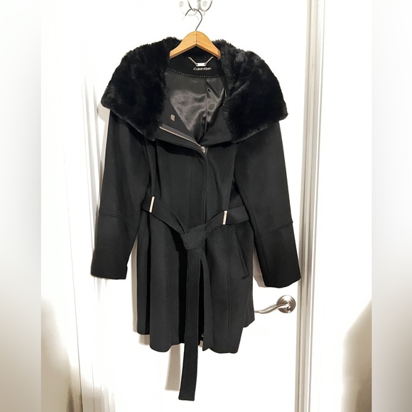 Calvin Klein Wool Coat - Picture 1 of 7